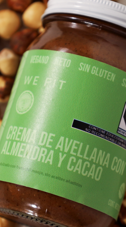 Crema de Avellana, Almendra y Cacao